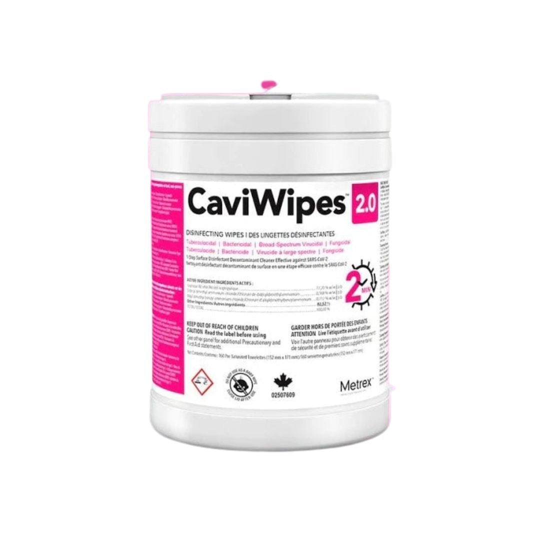CaviWipes 2.0 Surface Disinfectant Wipes 6" x 7", 160 count - SkinHealthMD Advanced Skincare