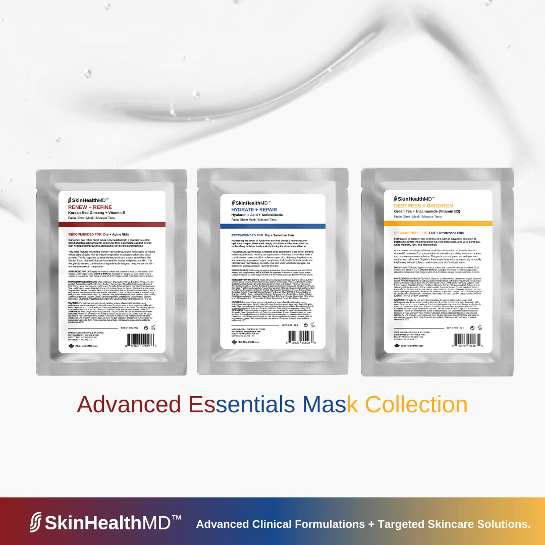 SkinHealthMD Advanced Essentials Mask Collection - Box of 6 Sheet Masks - SkinHealthMD Advanced Skincare