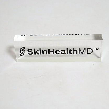 SkinHealthMD Retail Display - Acrylic Logo Block