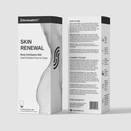 SkinHealthMD Skin Renewal Body Exfoliation Glove / Mitt - SkinHealthMD Advanced Skincare
